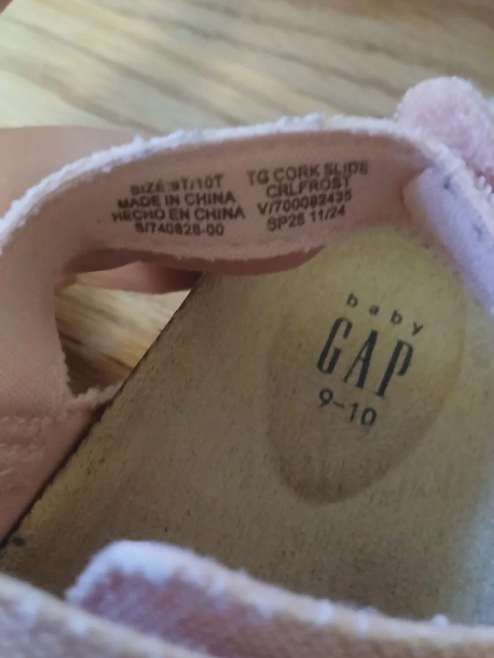 GAP Baby Girl Suede Double-Buckle Sandals